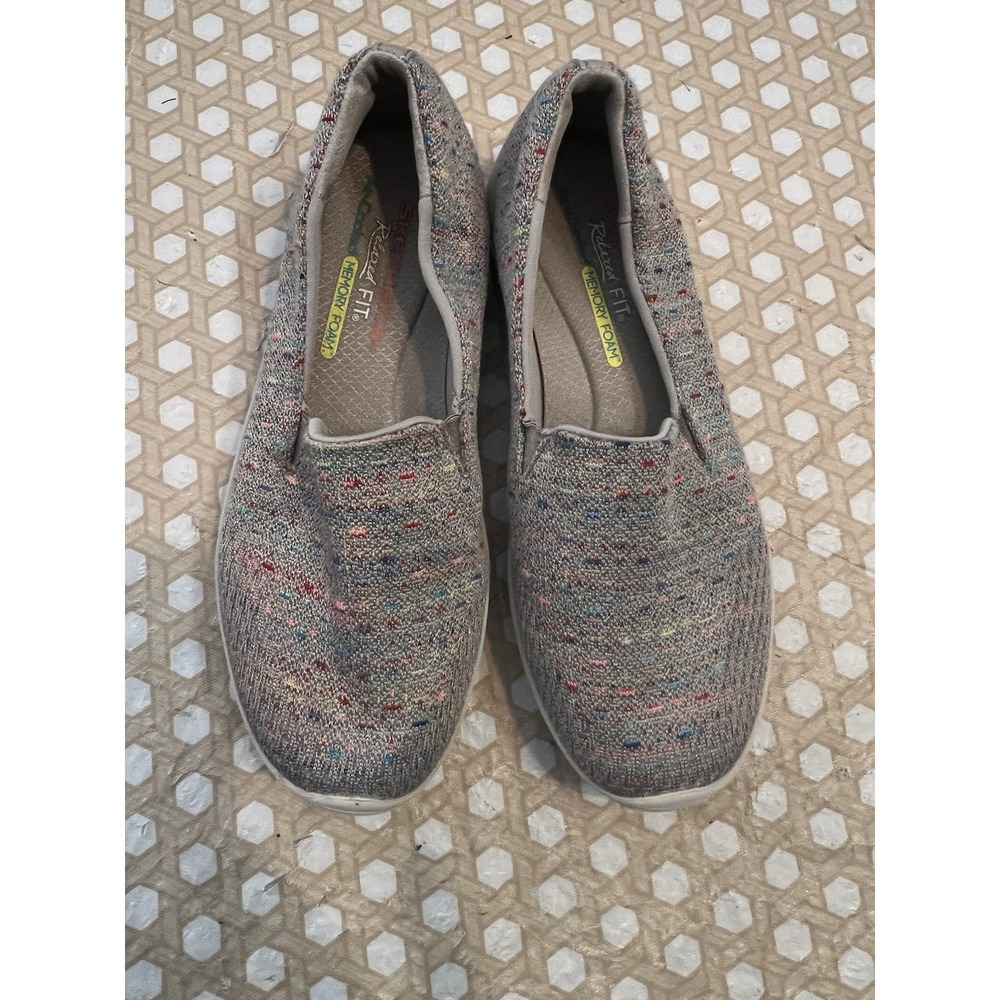 Skechers Relaxed Fit Air Cooled Memory Foam Slip On Multi Color 49291 Size 6.5